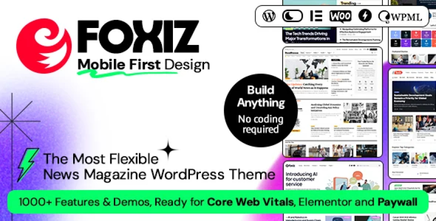 Foxiz v2.6.7 - Newspaper News & Magazine WordPress
