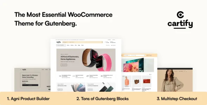 Cartify v1.3 - WooCommerce Gutenberg WordPress Theme