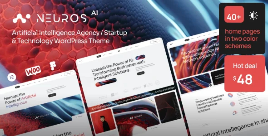 Neuros v2.1.3 - AI Agency & Technology WordPress Theme