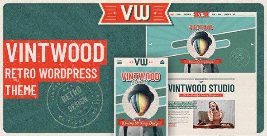 VintWood v1.1.7 - a Vintage, Retro WordPress Theme