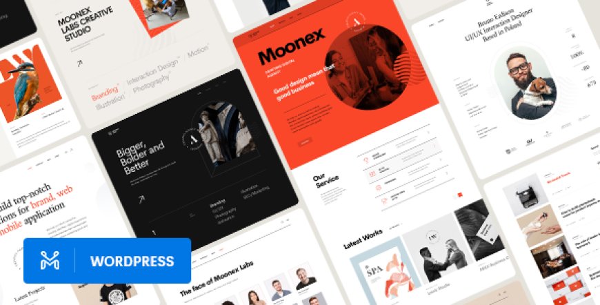 Moonex v1.1.0 - Agency & Portfolio WordPress Theme