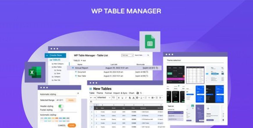 WP Table Manager v4.1.7 - WordPress Table Editor Plugin