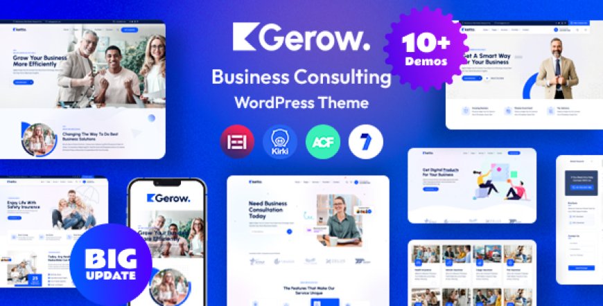 Gerow v1.2.1 - Business Consulting WordPress Theme