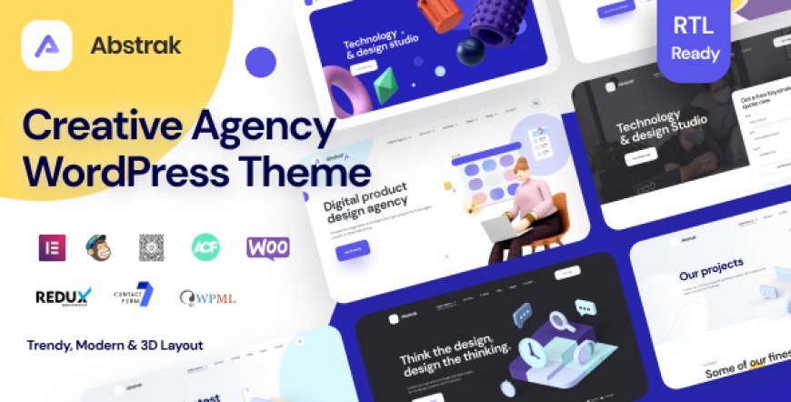 Abstrak v1.5.3 - Agency & Portfolio WordPress Theme