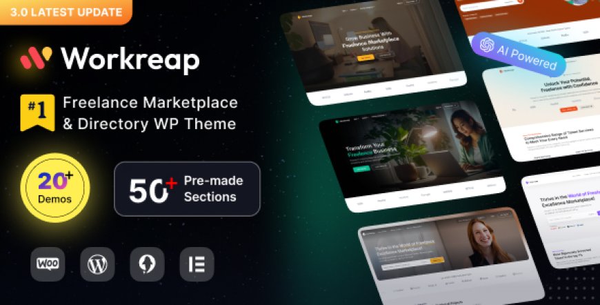 Workreap v3.3.4 - Freelance Marketplace WordPress Theme