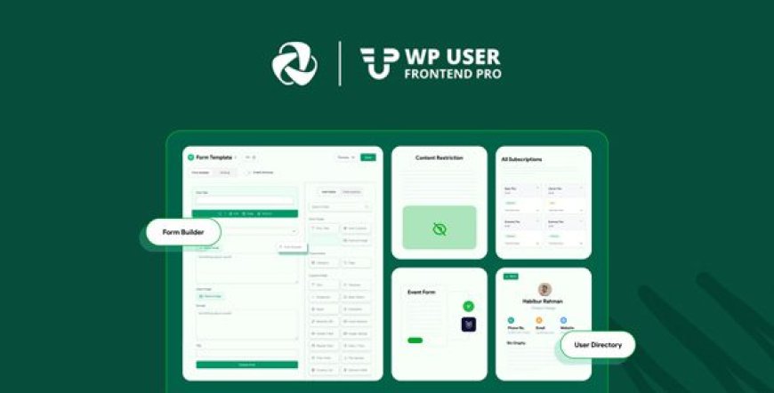 WP User Frontend Pro v4.1.8 - Ultimate Frontend Solution For WordPress