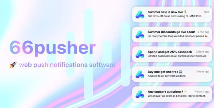 66pusher v14.0.0 Extended - Web Push Notifications