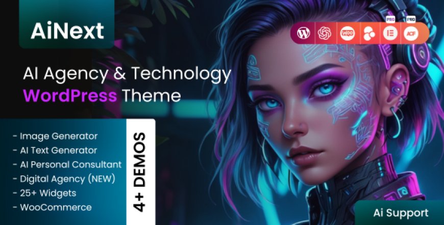 AiNext v1.4 - AI Agency & Startup WordPress Theme