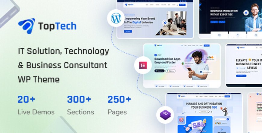 TopTech v1.0 - SEO Marketing Agency & Technology WordPress Theme
