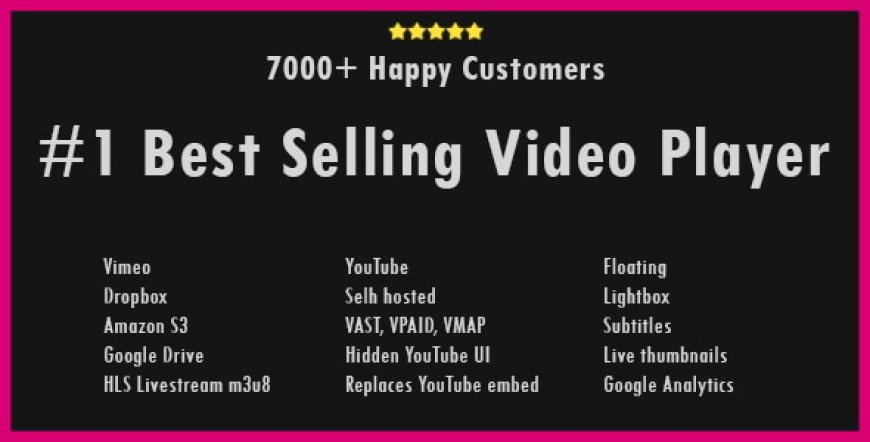 Elite Video Player v11.0.1 - WordPress plugin