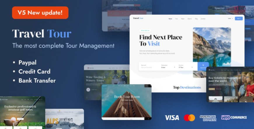 Travel Tour v5.3.4 - Travel Booking WordPress